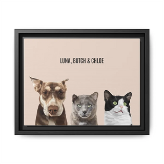 Custom Modern Pet Portrait