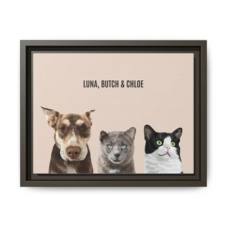 Custom Modern Pet Portrait