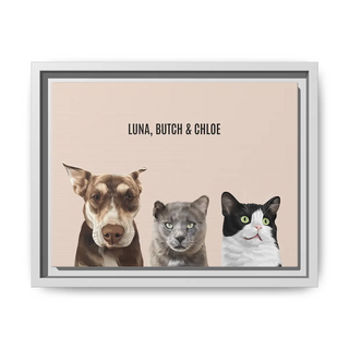 Custom Modern Pet Portrait