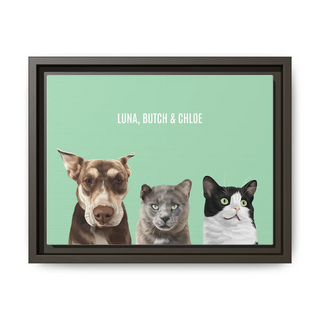 Custom Modern Pet Portrait