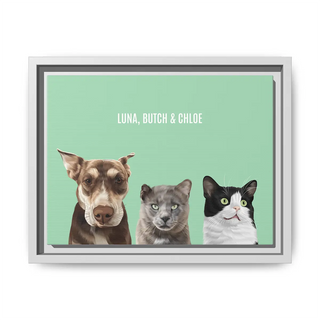 Custom Modern Pet Portrait