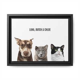 Custom Modern Pet Portrait