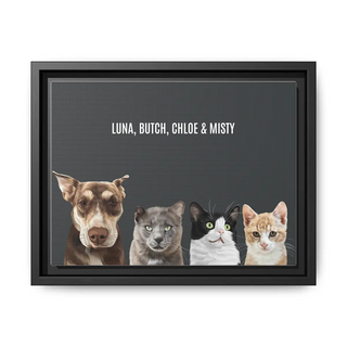 Custom Modern Pet Portrait