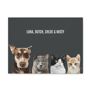 Custom Modern Pet Portrait