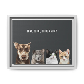 Custom Modern Pet Portrait