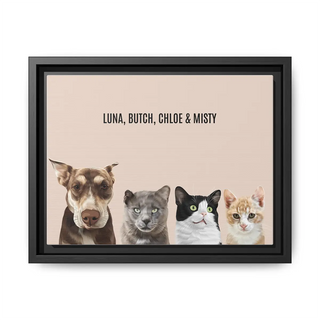 Custom Modern Pet Portrait