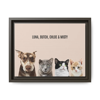 Custom Modern Pet Portrait