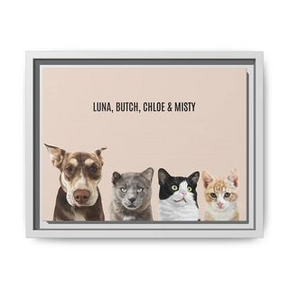 Custom Modern Pet Portrait