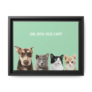 Custom Modern Pet Portrait