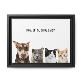 Custom Modern Pet Portrait