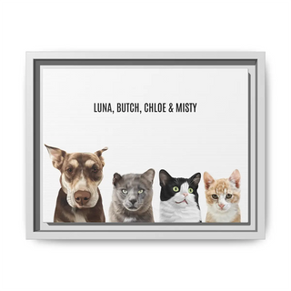 Custom Modern Pet Portrait