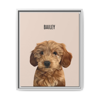 Custom Modern Pet Portrait